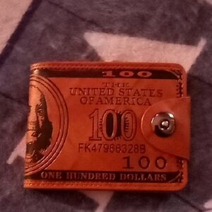 Unique Dollar Print Men's Money Clip